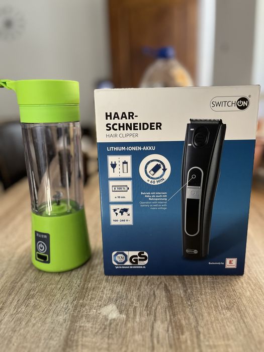 Set blender pottabil si aparat ras