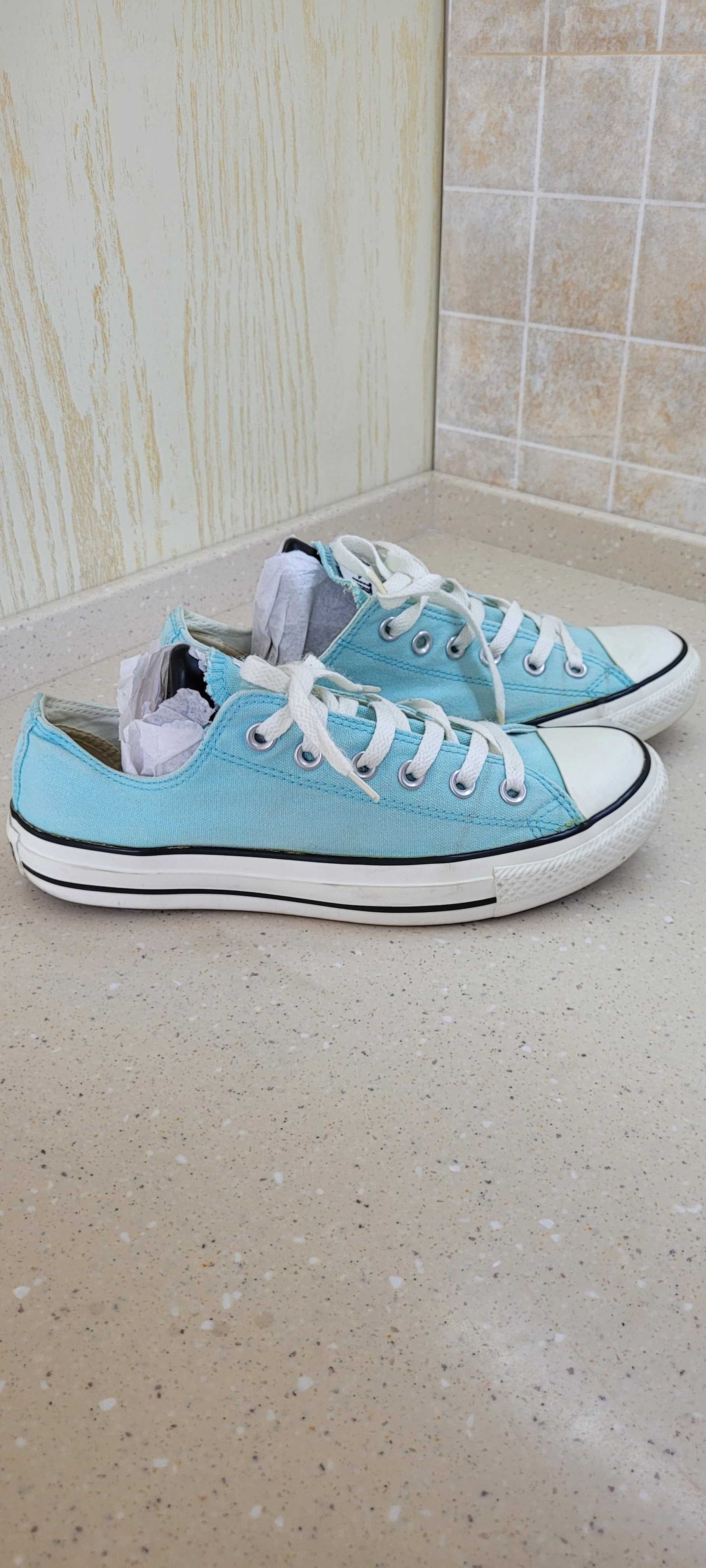 Кеды Converse голубые женские