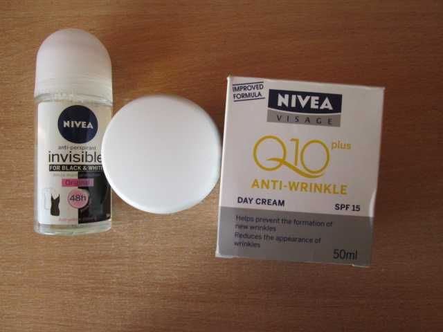 Рол-он NIVEA и Nivea Visage Q10 Plus Anti-Wrinkle Day Cream 50 ml