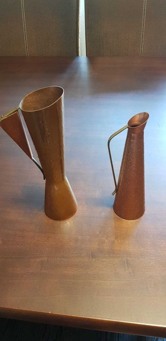 Obiecte de decor din alama combinatie de roz si galben