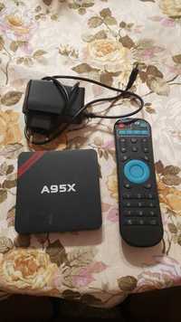 ТВ Бокс (android) TV-box A95X nexbox с процесор Amlogic S905X
