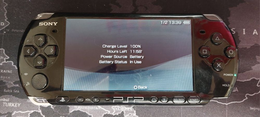 Consola PSP model 3004 cu 10 jocuri incluse