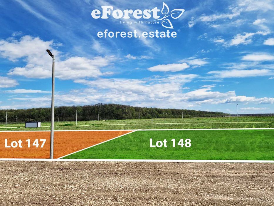 Teren premium in cartier nou eForest, comision 0, langa padure