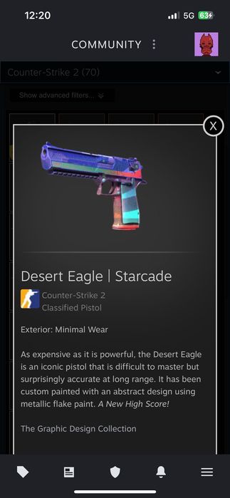 CS2 Desert Eagle Starcade