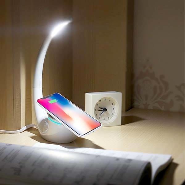 incarcator wireless iphone samsung cu lampa led NILLKIN Phantom cutie