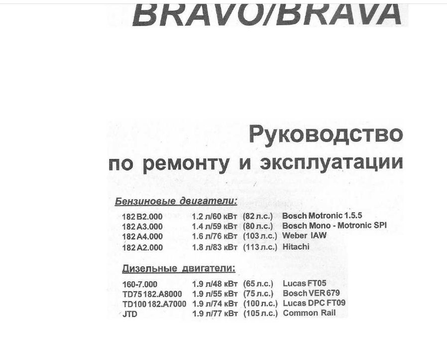 FIAT 7 модела- Ръководства за експлоатация и ремонт (на CD)