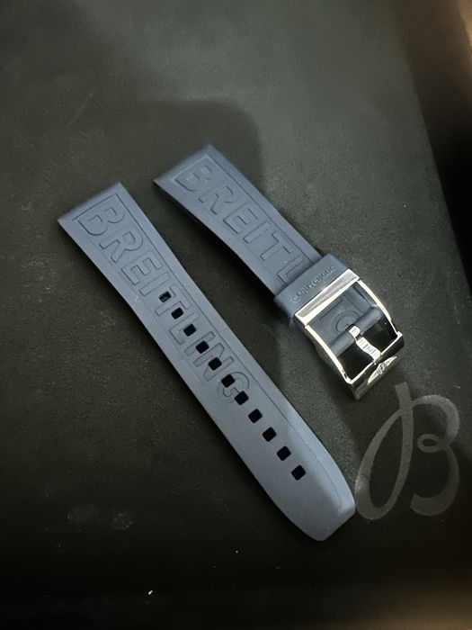 Curea cauciu Breitling originala 24-20