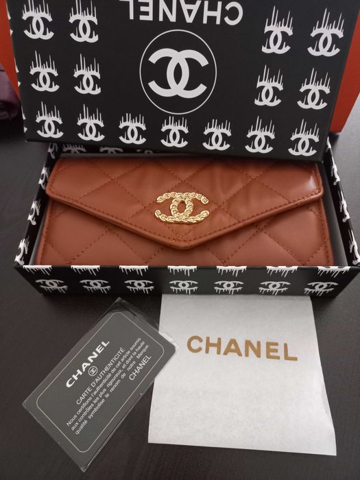 Портмоне Chanel кафяв
