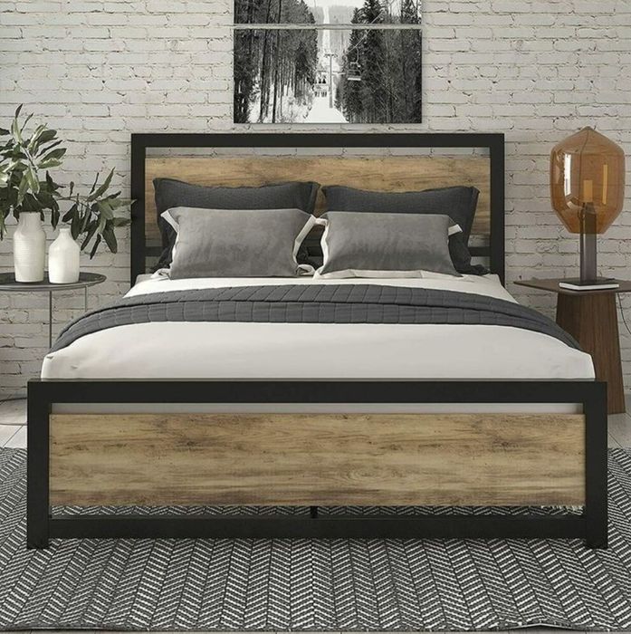 Двуспальная и односпальная кровать