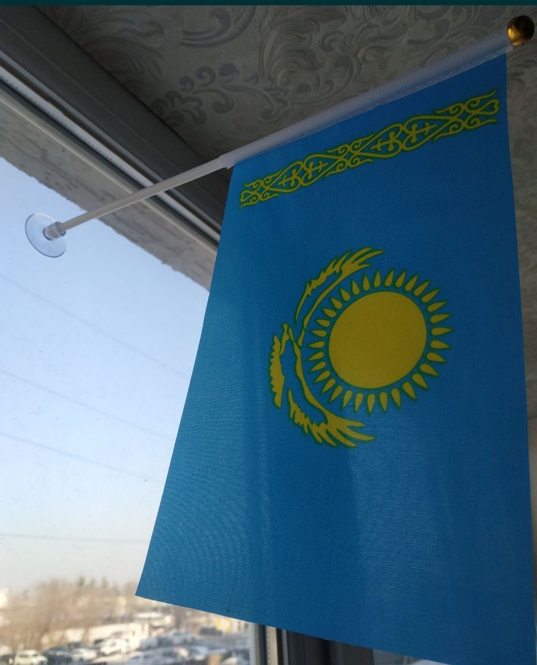 Флаг,флажок, Ту, Казахстан. Национальная символика