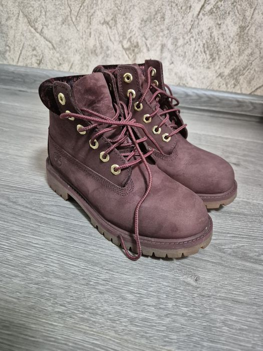 Детские тимберленды оригинальные бортового цвета