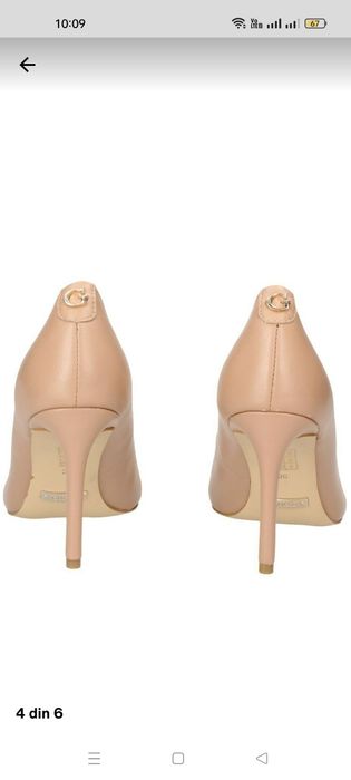 Pantofi Stiletto Guess noi, din piele naturala mărime 36