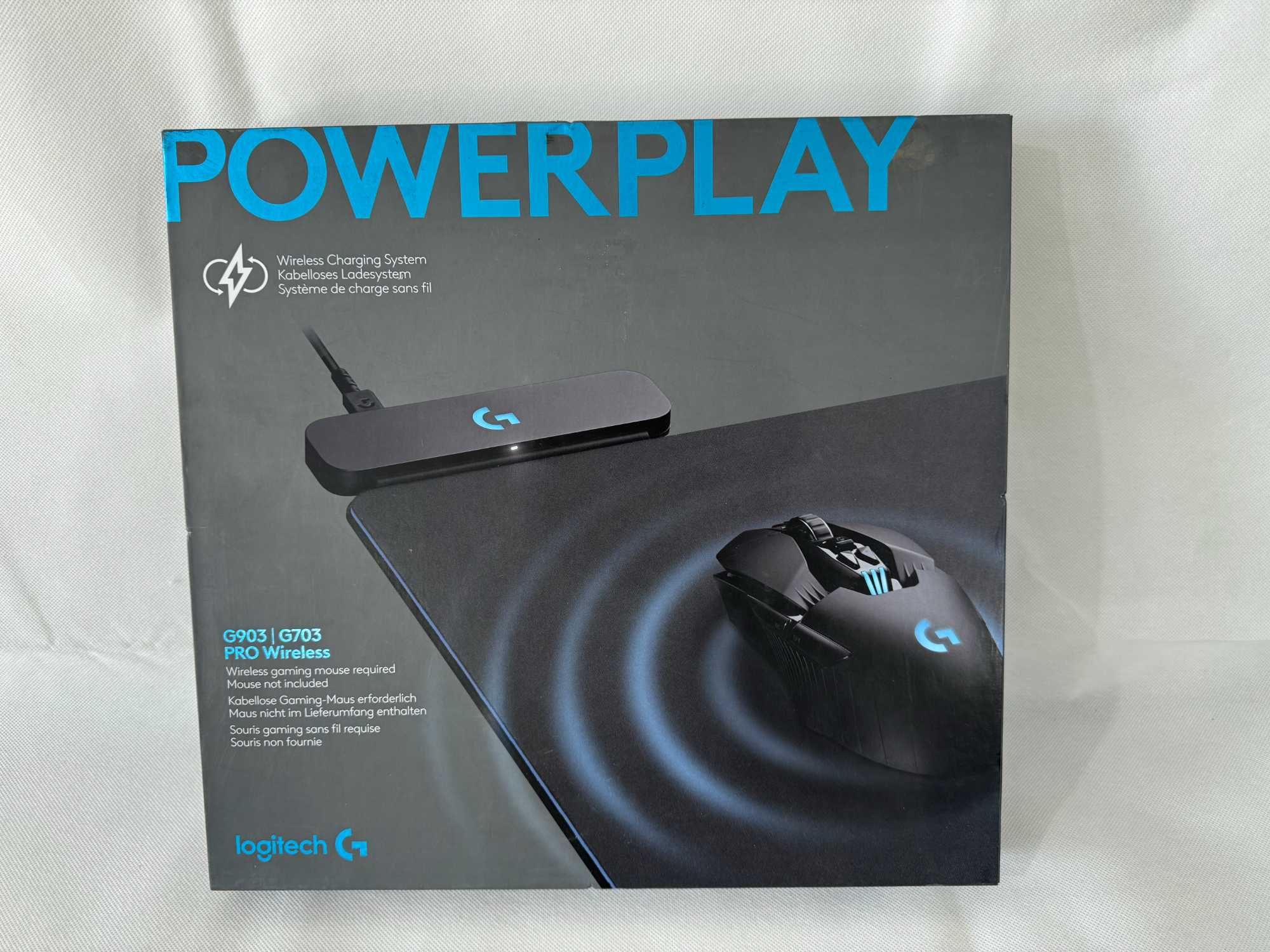 Подложка Гейминг Logitech - PowerPlay + мека и твърда