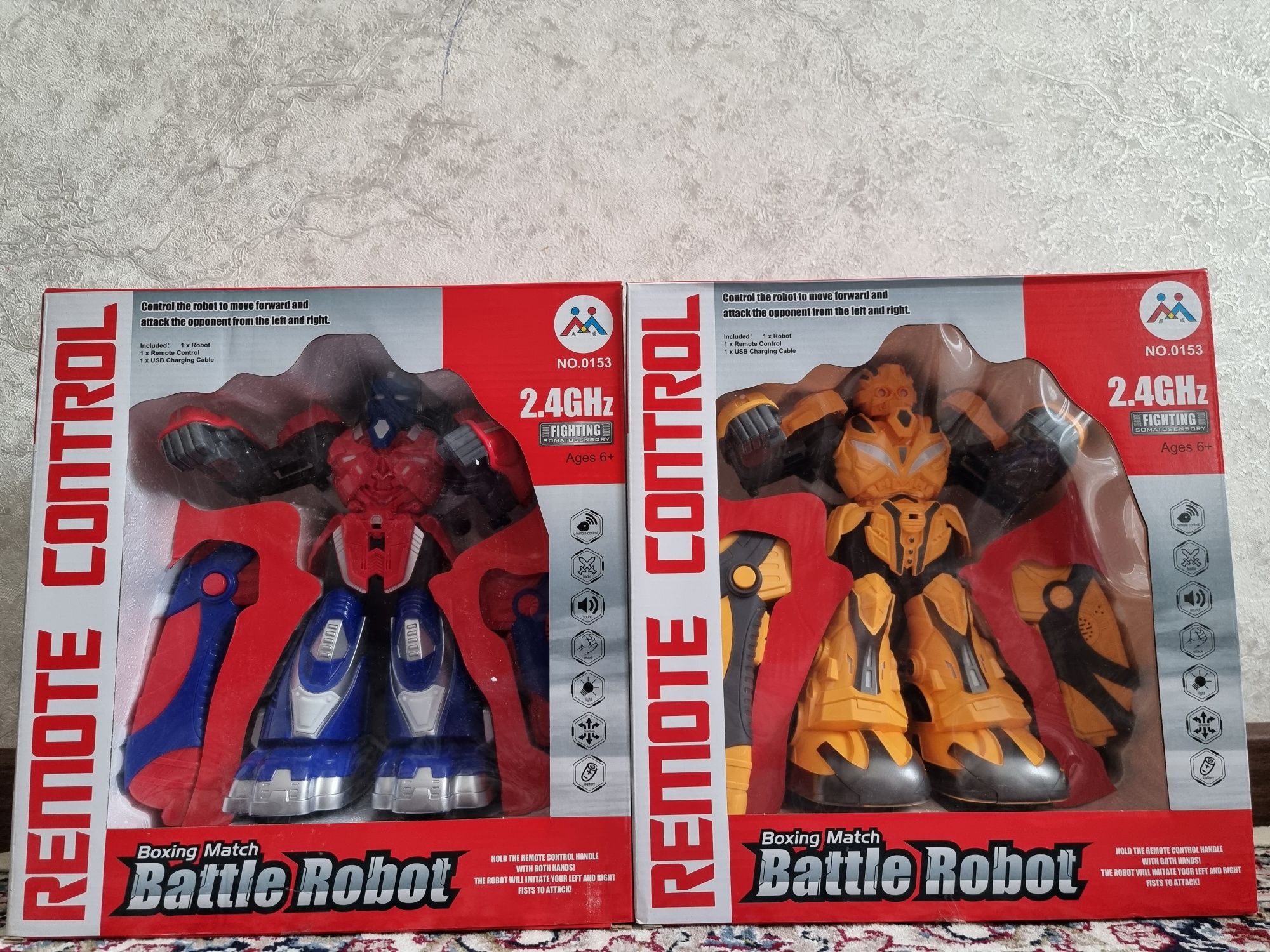Боксерские роботы battle robot