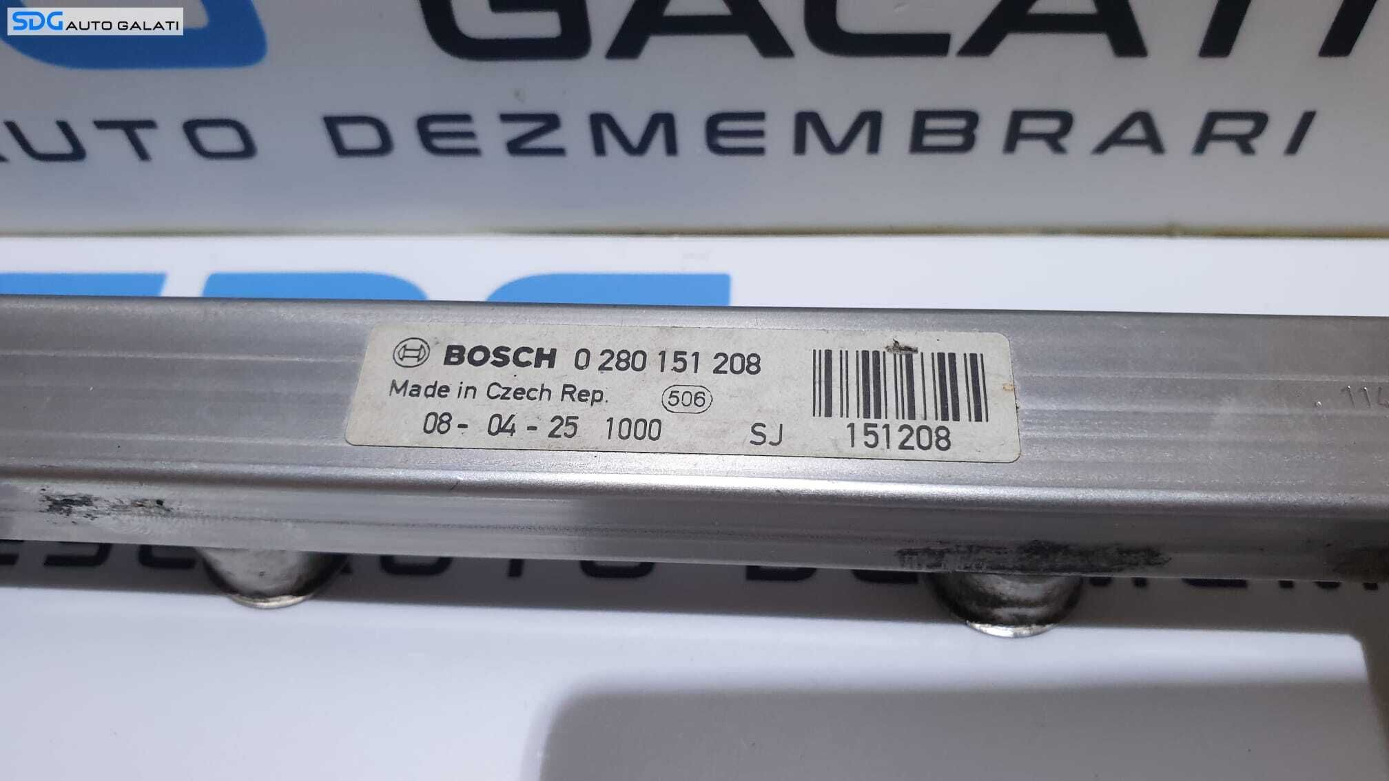 Rampa Presiune Injectoare Distribuitor Carburant Benzina Opel Meriva B 1.4 B 2010 - 2017 Cod 0280151208