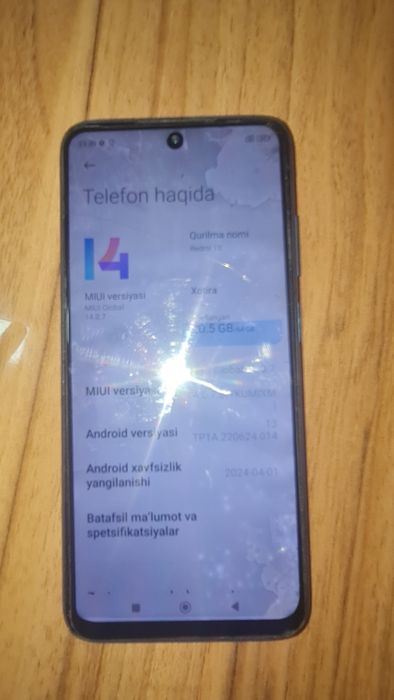 Redmi 10 aybi yuq