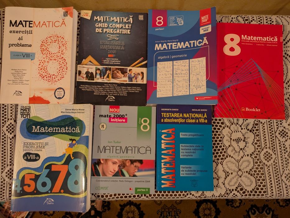 Culegeri de matematică clasa a 8-a