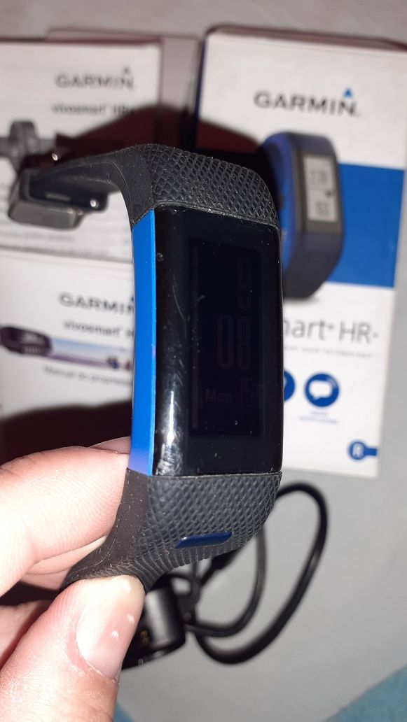 Garmin Vivosmart HR+ GPS Full Box Bratara Fitness Sport Puls Folie