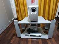 Dvd Panasonic home cinema cu suport raft Tv echipamente audio-video