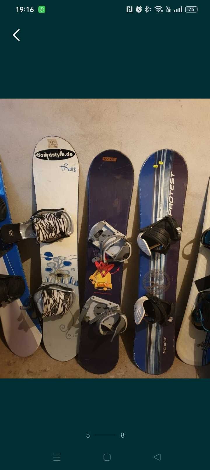 Echipament snowboard placa snowboard + boots snowboard