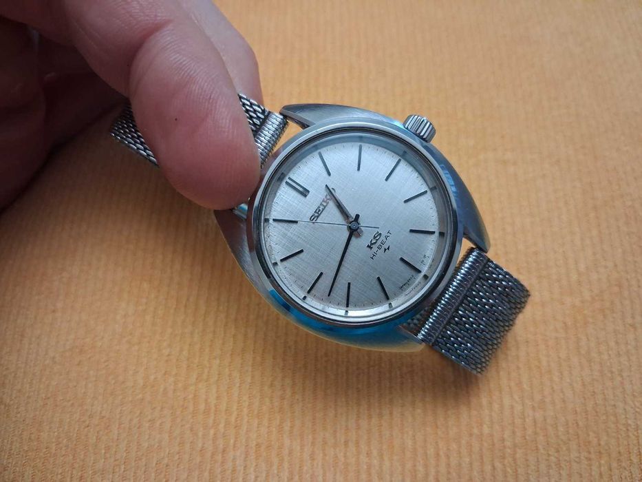 King Seiko KS 45-7010 ръчно навиване 36000 bph 25j Сейко