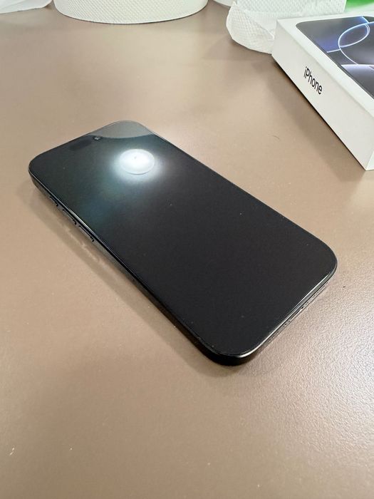 Iphone 16 Pro, Black Titanium, 128GB nou 38 cicluri baterie 100% 10/10