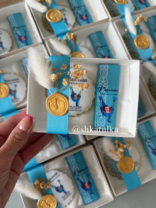 Тойбастар, бонбоньерки на свадьбу, кыз узату, 1 жас, кыркынан шыгару