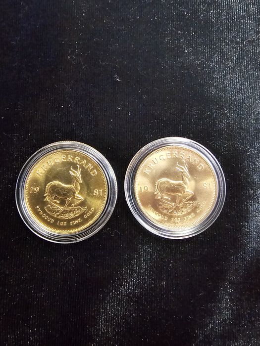 Златна монета кругерранд Южна Африка