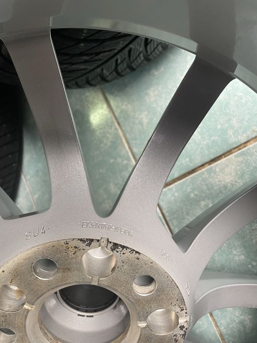 Jante aliaj R17 originale AUDI A6 C8 225/60/17 Iarna Michelin 2022