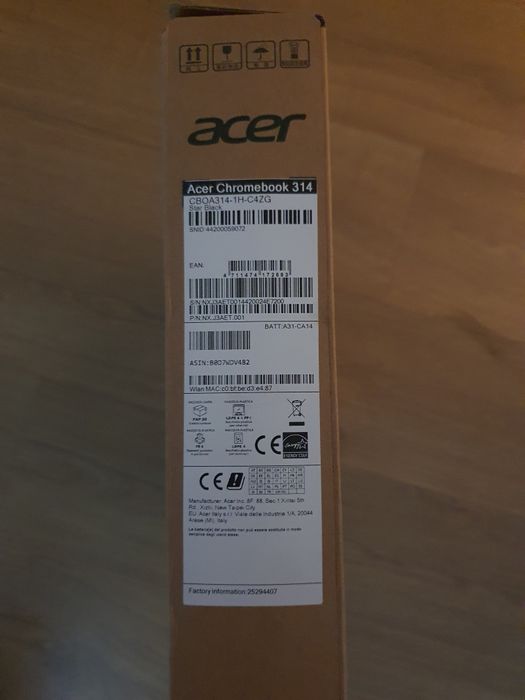 Acer Chromebook 314 Sigilat