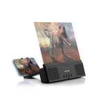 Lupa ecran telefon 12" cu boxe Bluetooth si suport reglabil