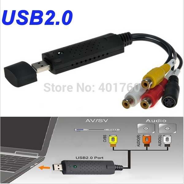 Устройство видеозахвата адаптер USB EasyCAP для оцифровки видеокассет