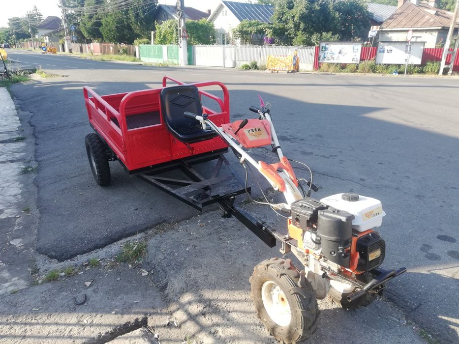 Vand motocultor cu remorca
