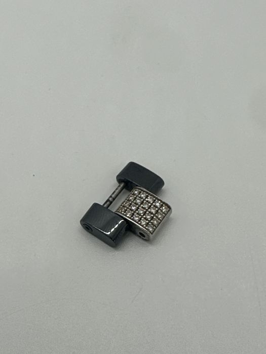 Zala Chanel J12 Black Ceramic Diamond Link *PENTRU 38mm si 41mm*
