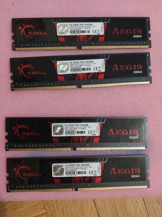 16GB DDR4 G.Skill Aegis, 3000Mhz, CL16