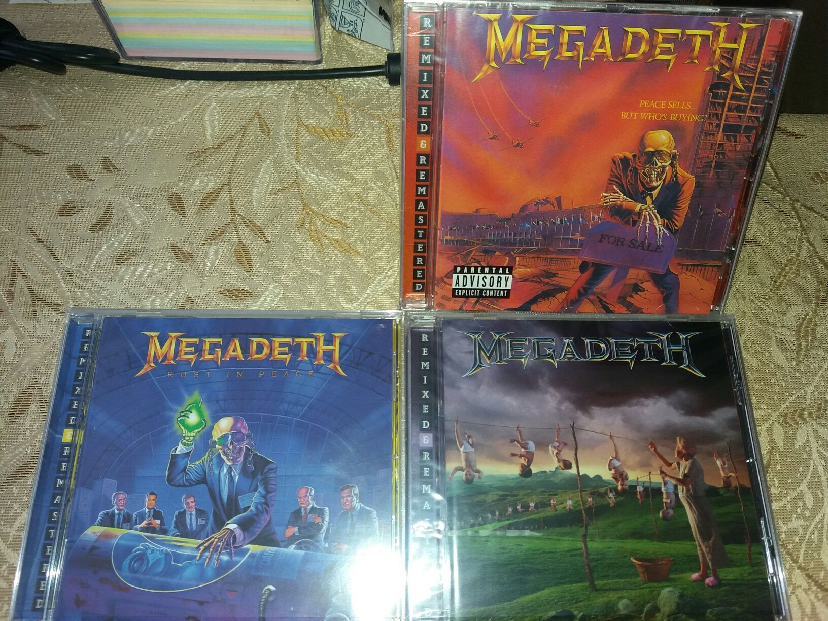 Оригинални дискове Sepultura, Metallica, Slayer, Pantera