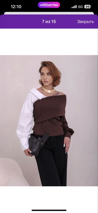 Женская кофта-рубашка