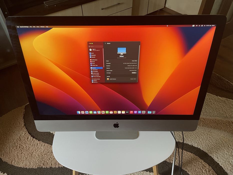 iMac Retina, 27 inch, 2017