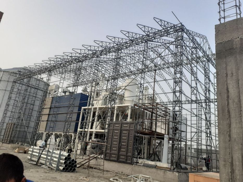 Контейнер профиллари ёки уголниклардан фермалар тайёрлаш ва урнатиш