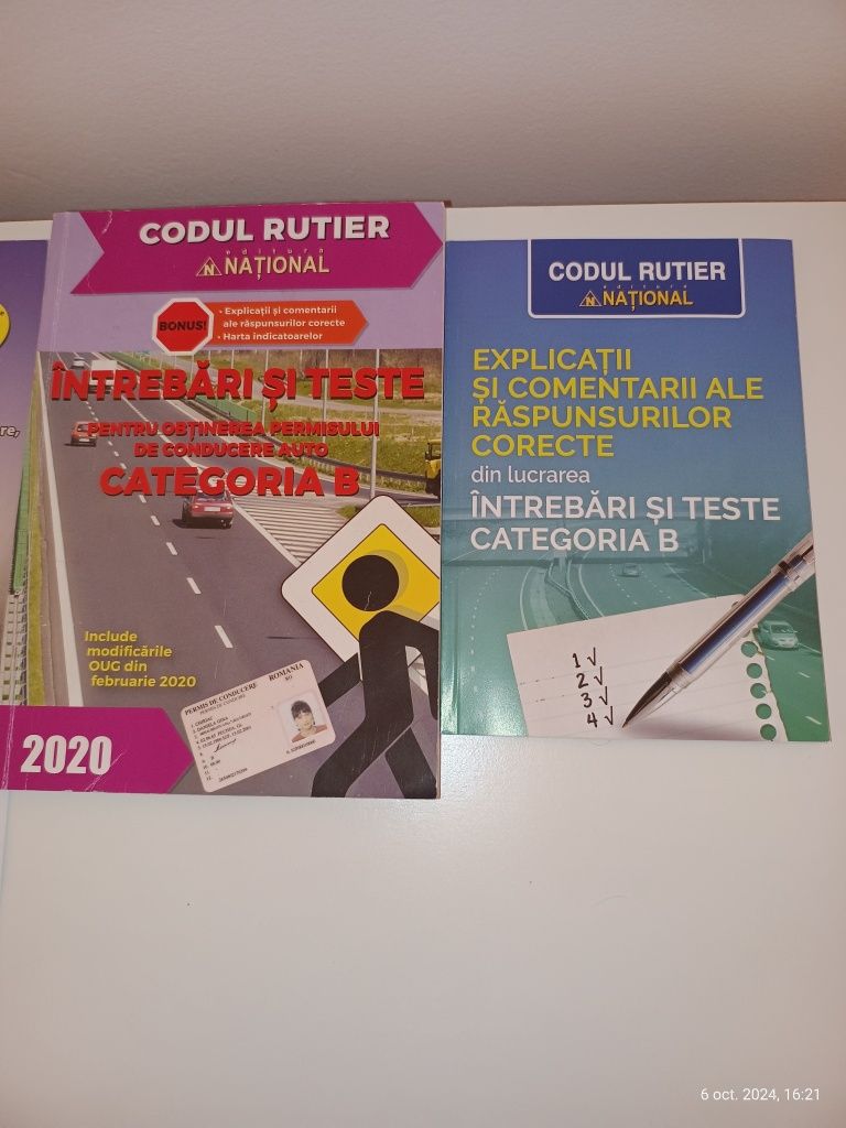 Cărți obținere permis categoria B