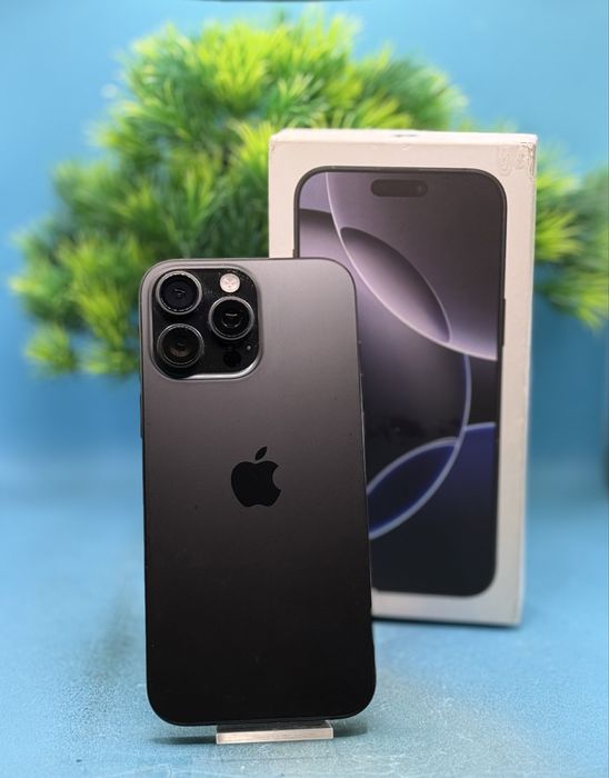 ГАРАНЦИОНЕН!!! Apple iPhone 16 Pro Max, 256GB, 5G, Black Titanium