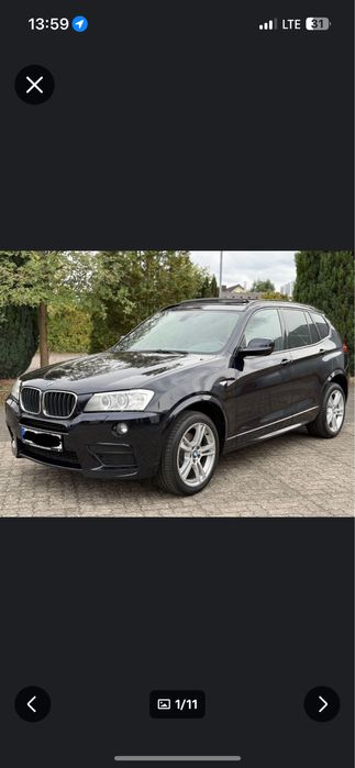BMW X3 MPaket/Panorama/Automat/Led/PieleMaro/Eur5