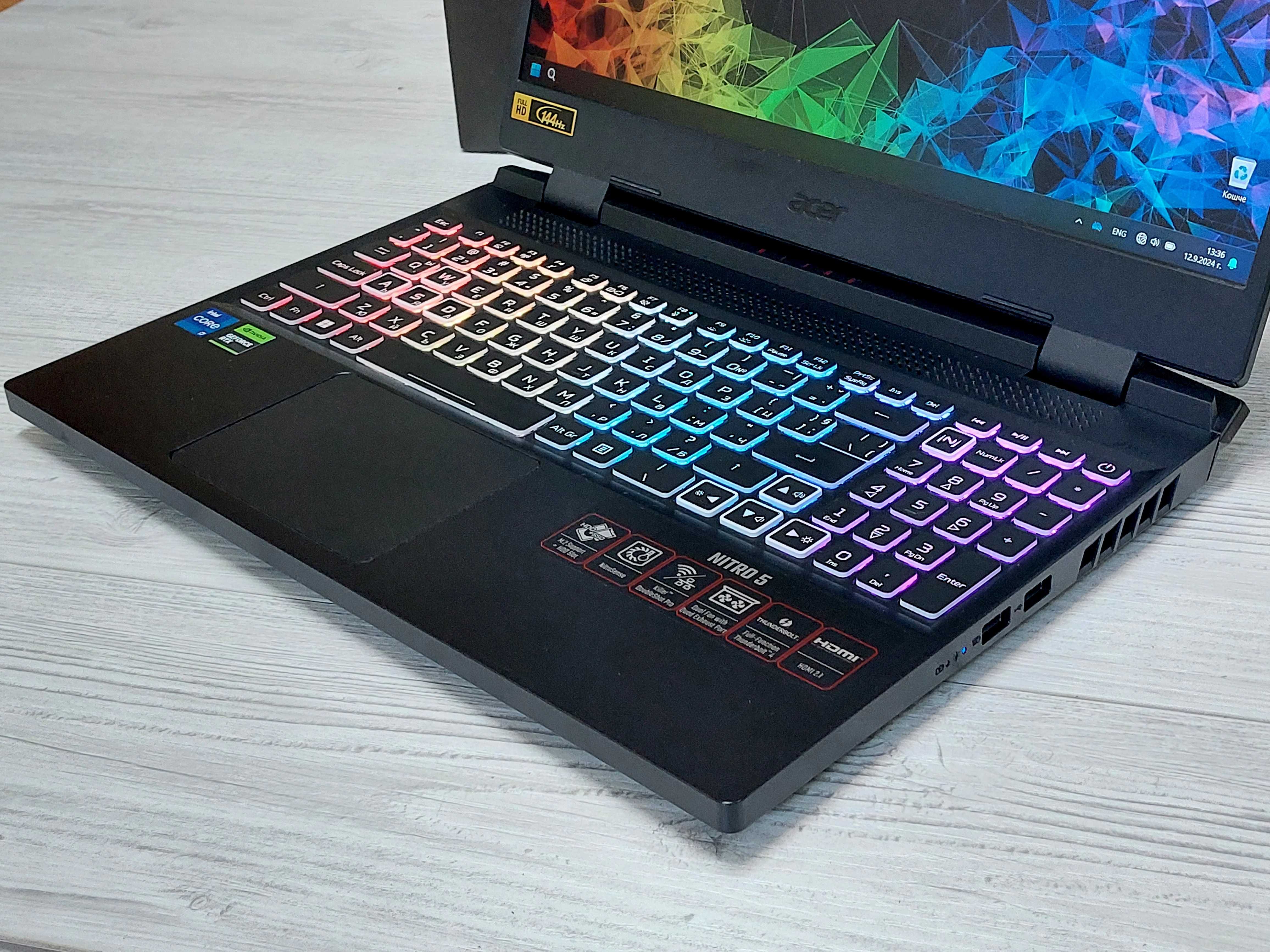 ГАРАНЦИЯ i7|RTX4060|IPS 144Hz|16RAM лаптоп laptop acer nitro 5 ацер