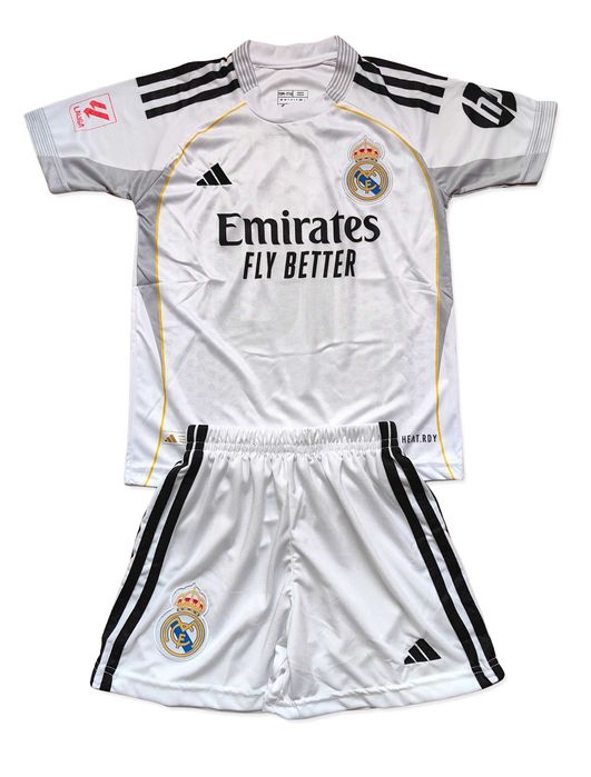 Детски футболен екип Реал Мадрид тениска Мбапе комплект Real Mbappe