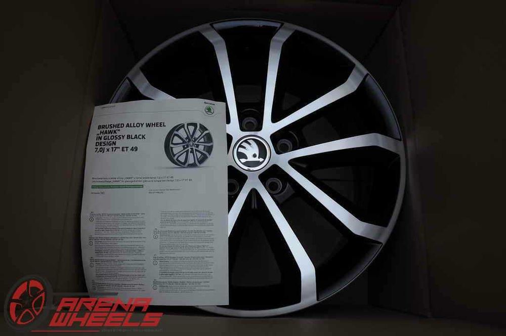 Jante Noi 17 inch Originale Skoda Octavia 3 R17 Hawk