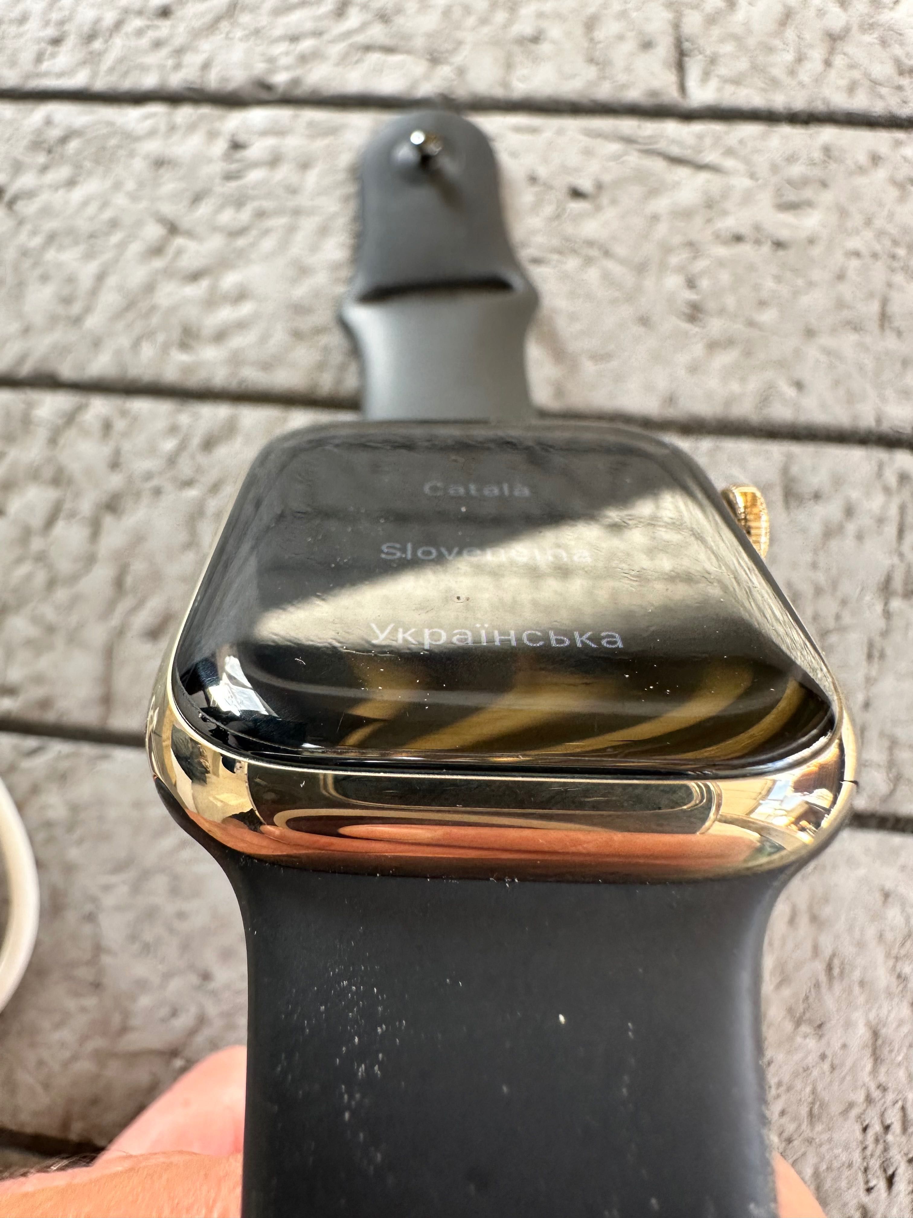 Apple Watch Series 7 45 Cellular Gold Stainless Steel