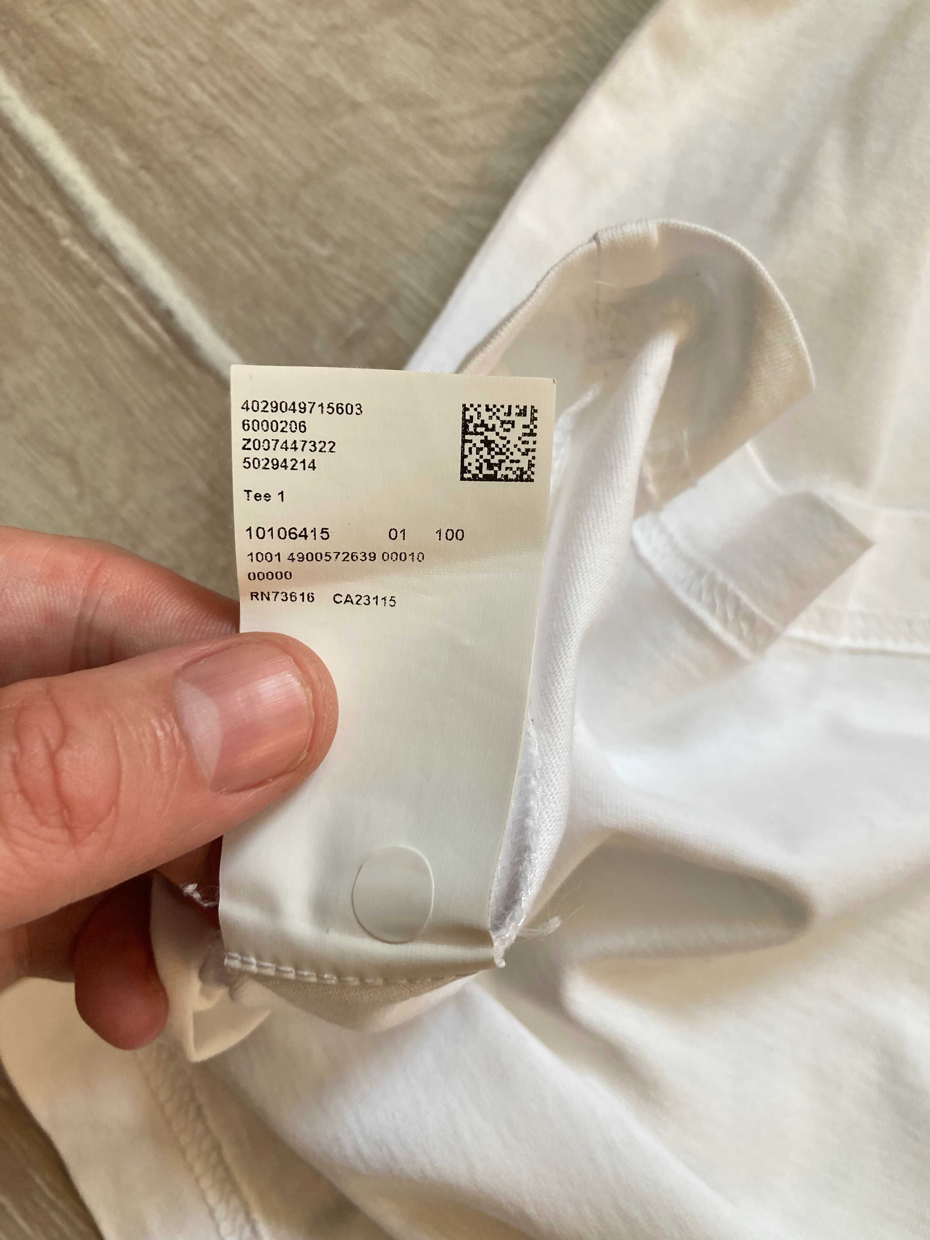 Hugo Boss Green Tee 1 Modern Fit мъжка бяла тениска размер L