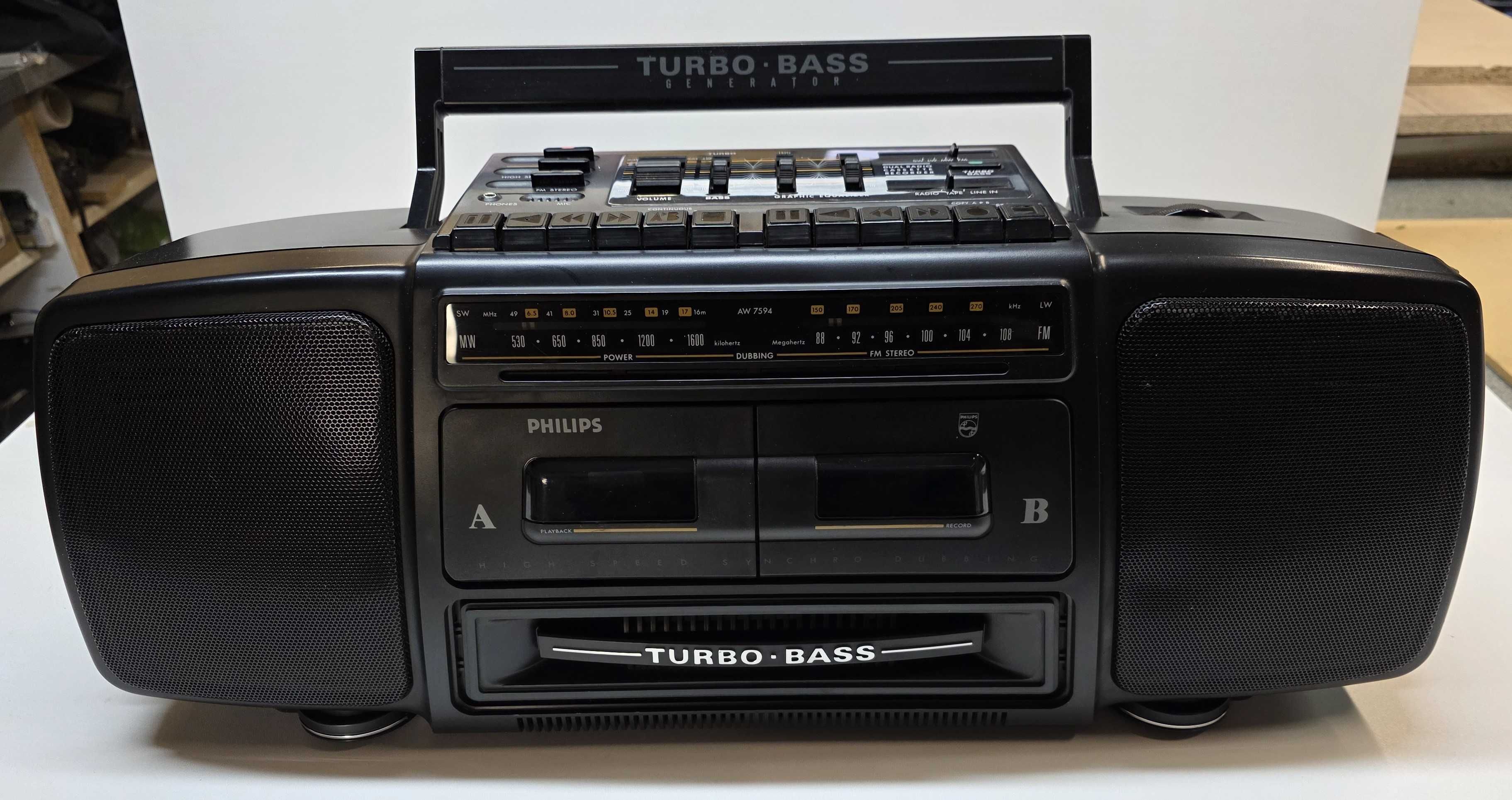 Vand radiocasetofon/boombox/ Philips AW 7594