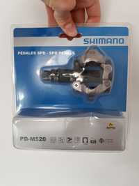 [NESIGILAT] Shimano PD-M520 SPD Pedale MTB & All-Mountain