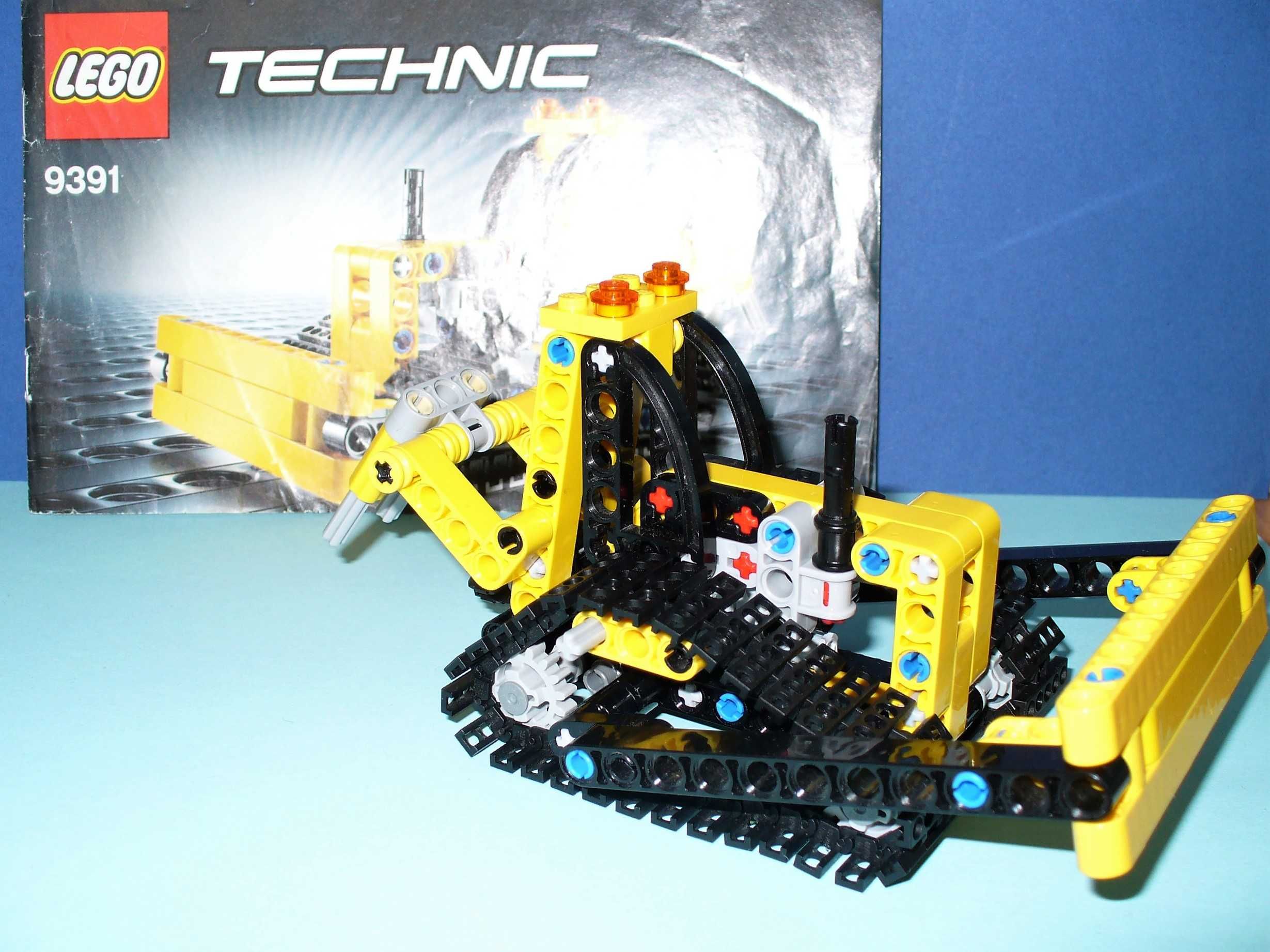 LEGO Technic 9391 модел 2 в 1-тежкотоварен кран и булдозер